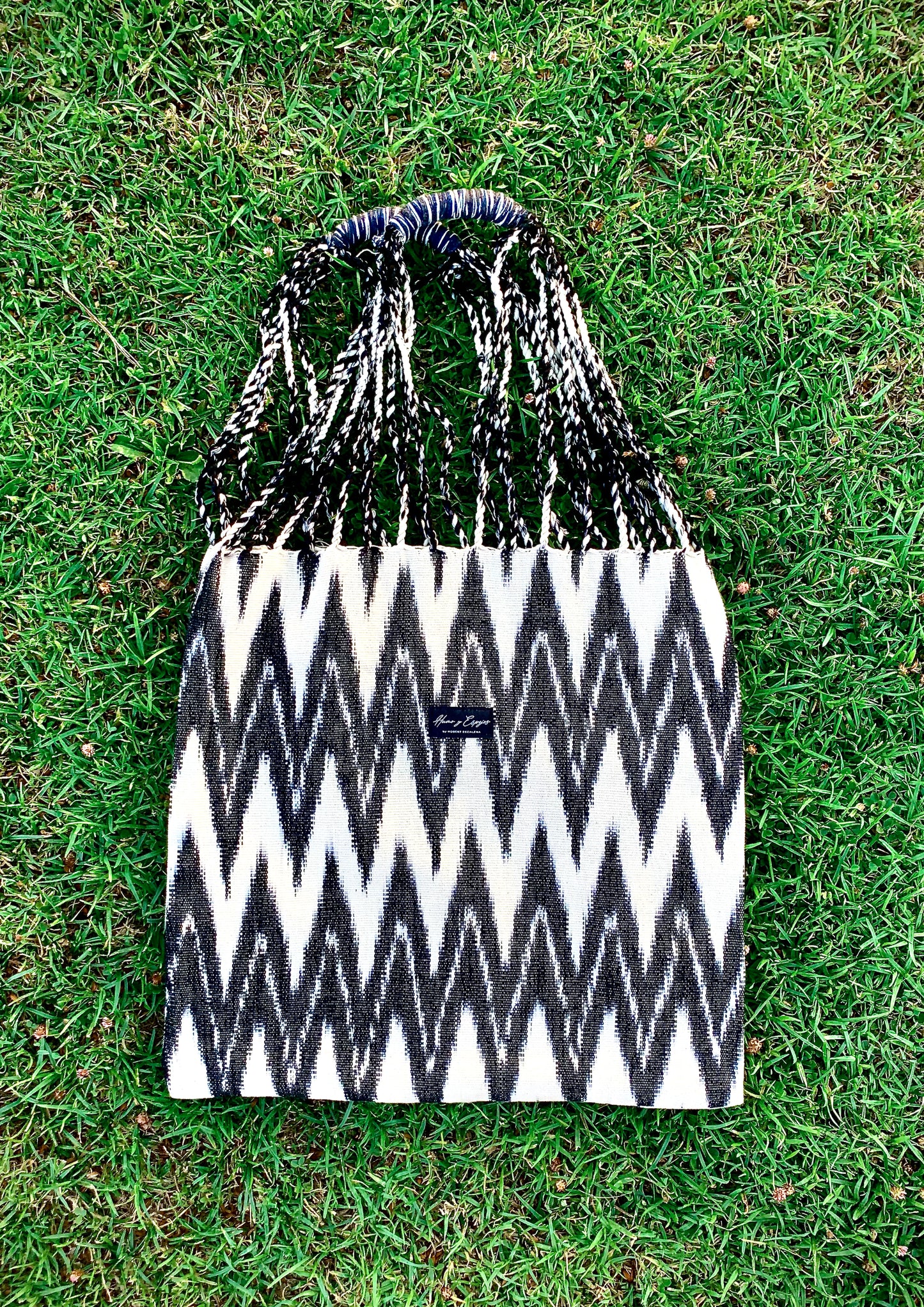 hand woven tote