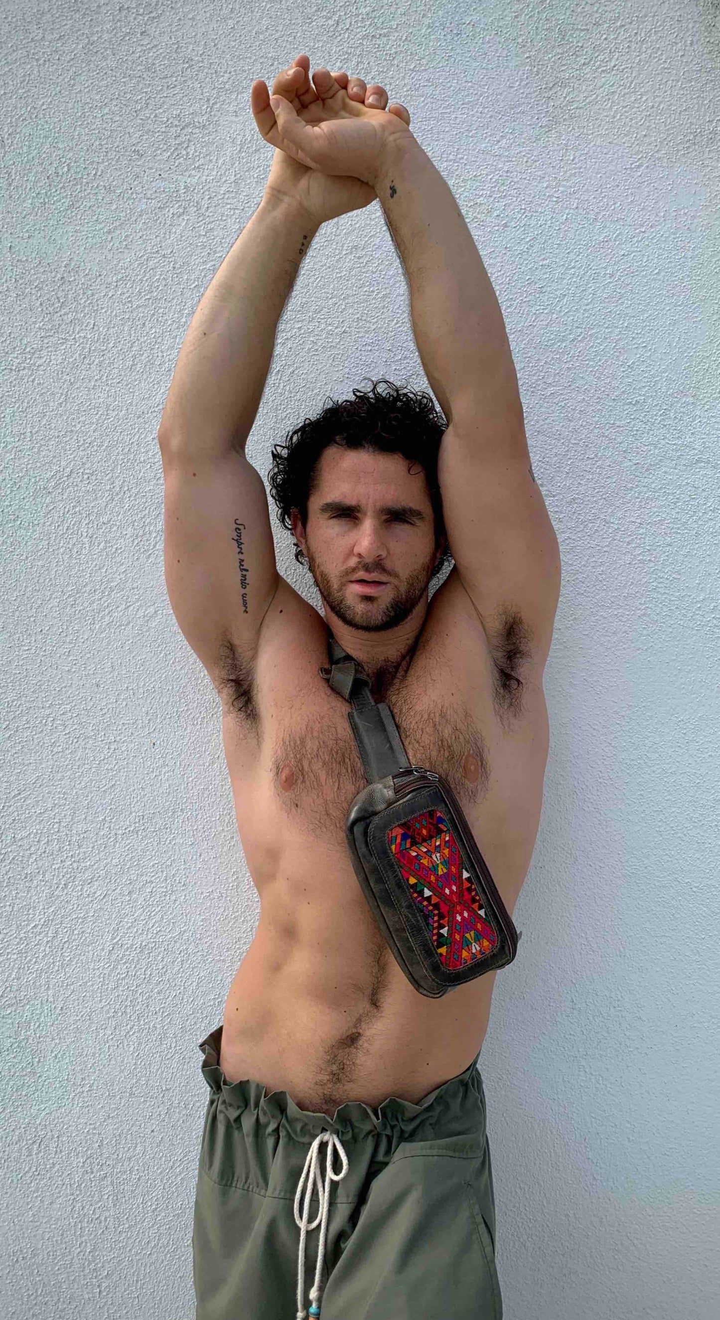 belt leather fanny pack