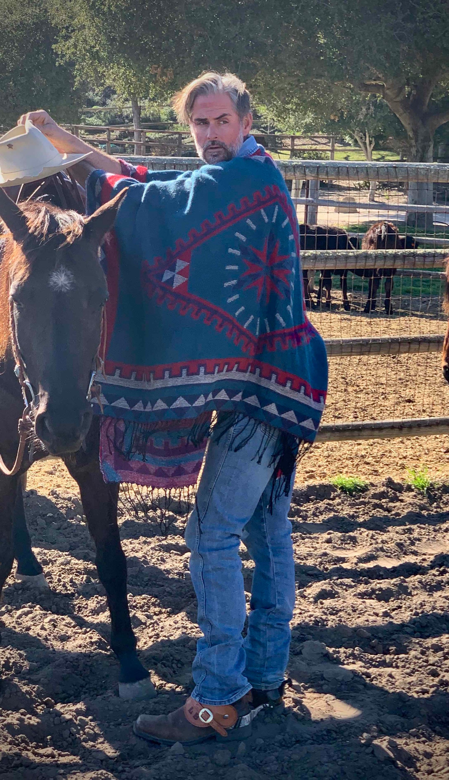cobalt poncho