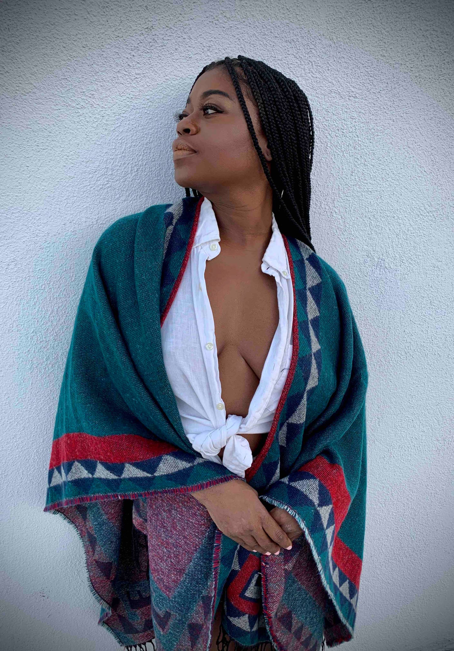 cobalt poncho