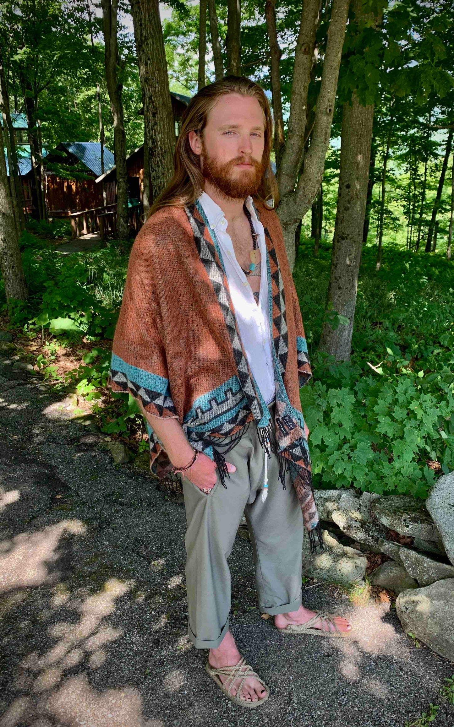 rust poncho