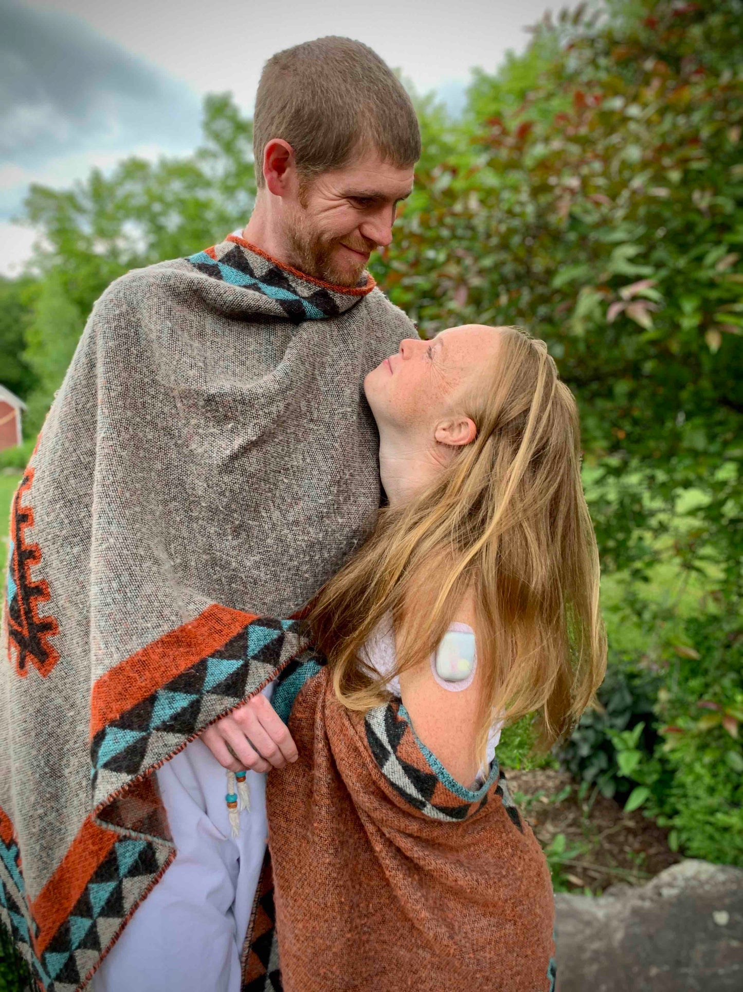 rust poncho